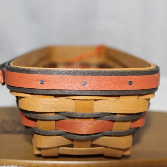 Longaberger Bowling Green Falcons Cracker Basket set #15 - Picture 3 of 7